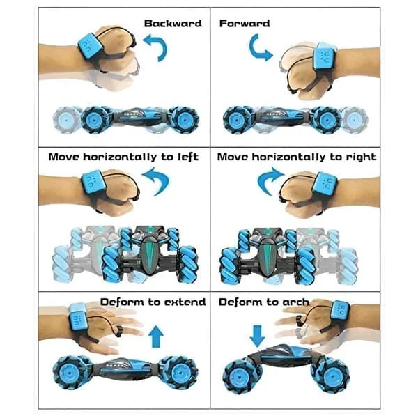 Hand Gesture Control RC Stunt Car! 🚗✋